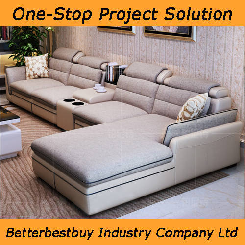 Four Seat Sofa with a Table