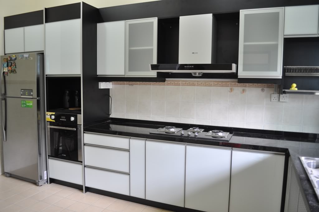 American Style Coffee Glazing Wooden Designed Kitchen Cabinet