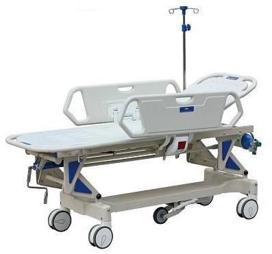 High Quality ABS Plastic and Powder-Coated Steel Structure Emergency Bed with CE&ISO