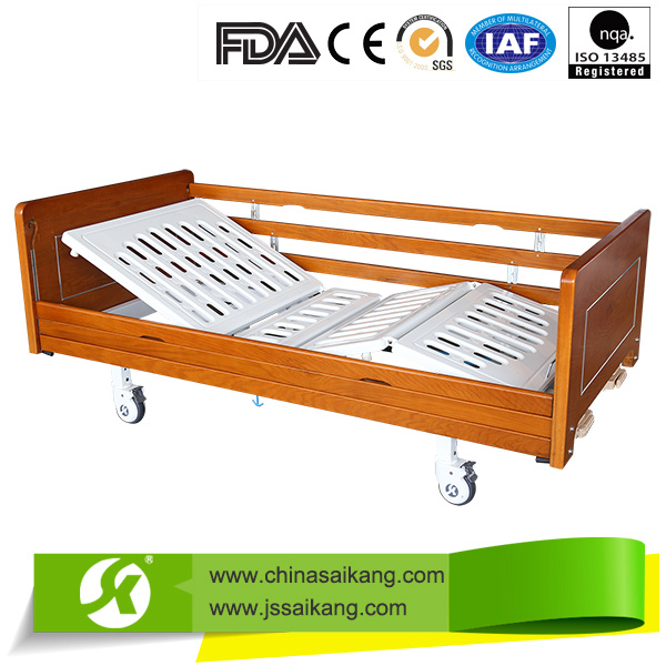 Double Crank Hospital Adjustable Bed