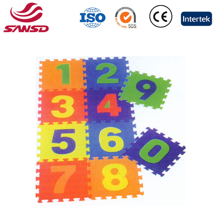 EVA Interlocking Foam Tatami Jigsaw Mat Number Pattern EVA Mat