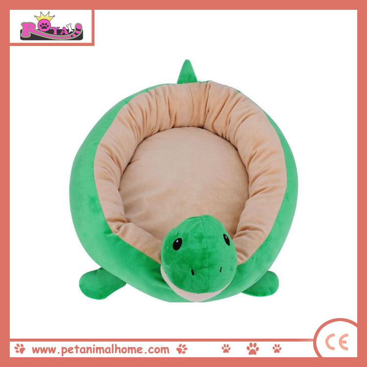 Cartoon Soft Pet Bed in Green