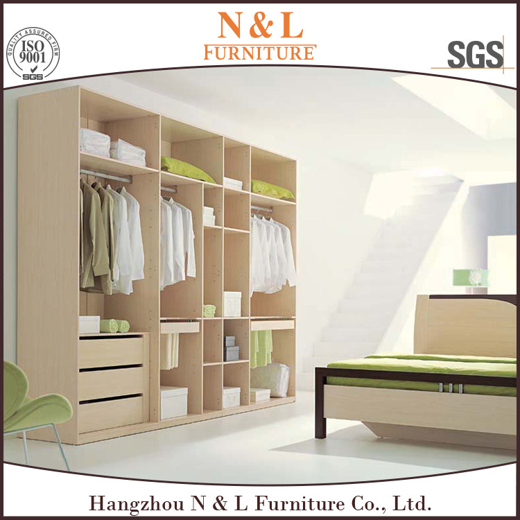 N & L Modern Design Plywood Wardrobe for Bedroom Furniture Set