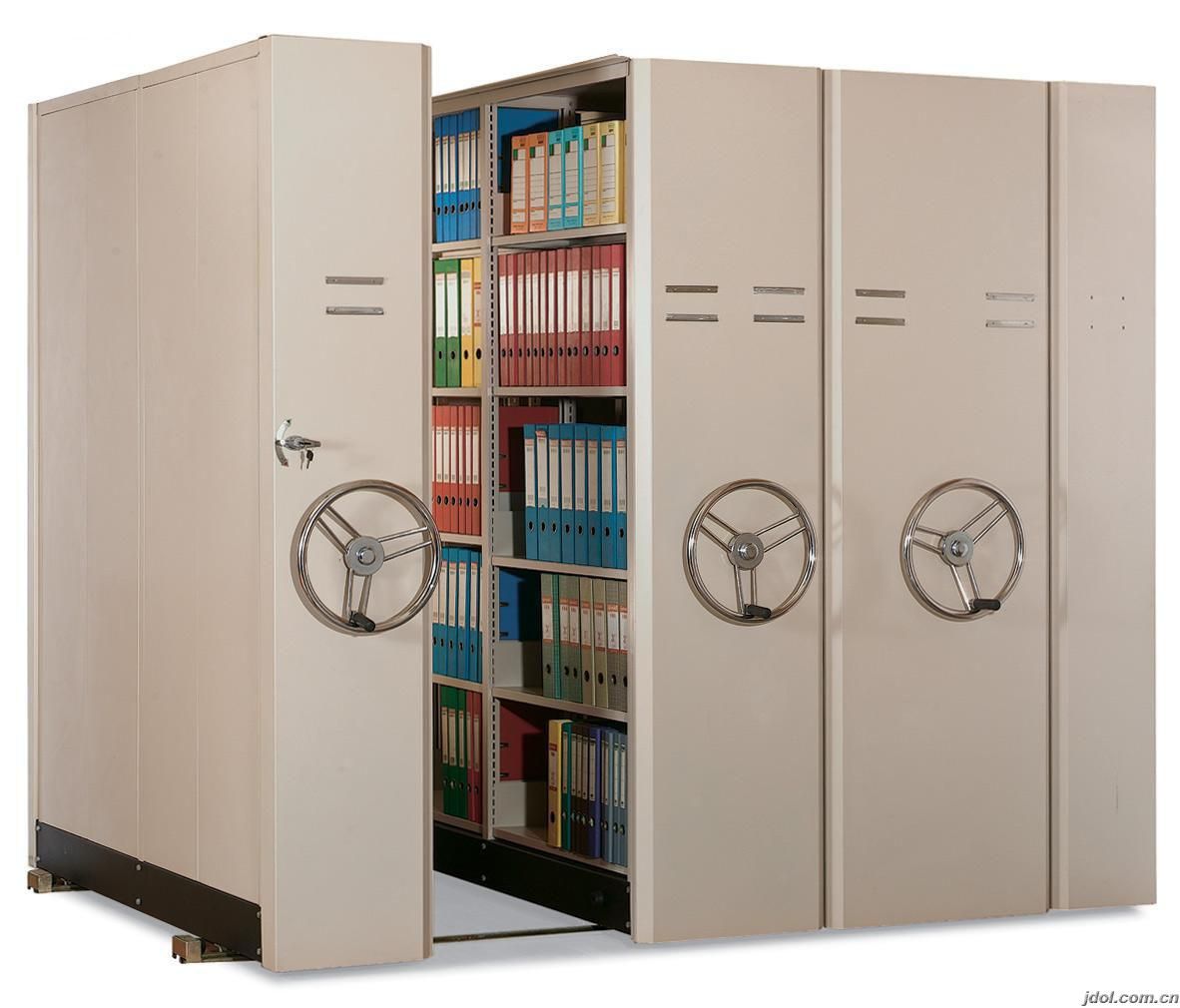 High Density Mobile Office Storage Shelving