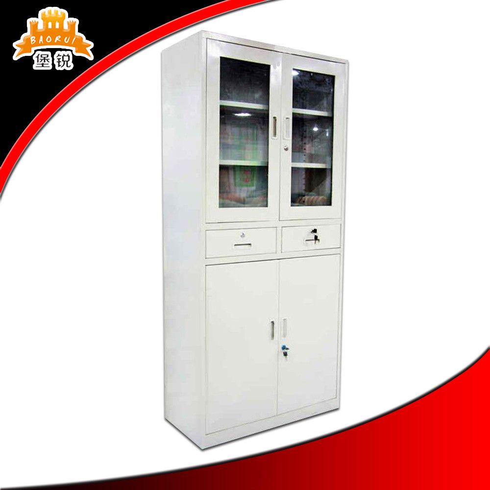 Display Sliding Doors Cabinet with Adjustable Shelf