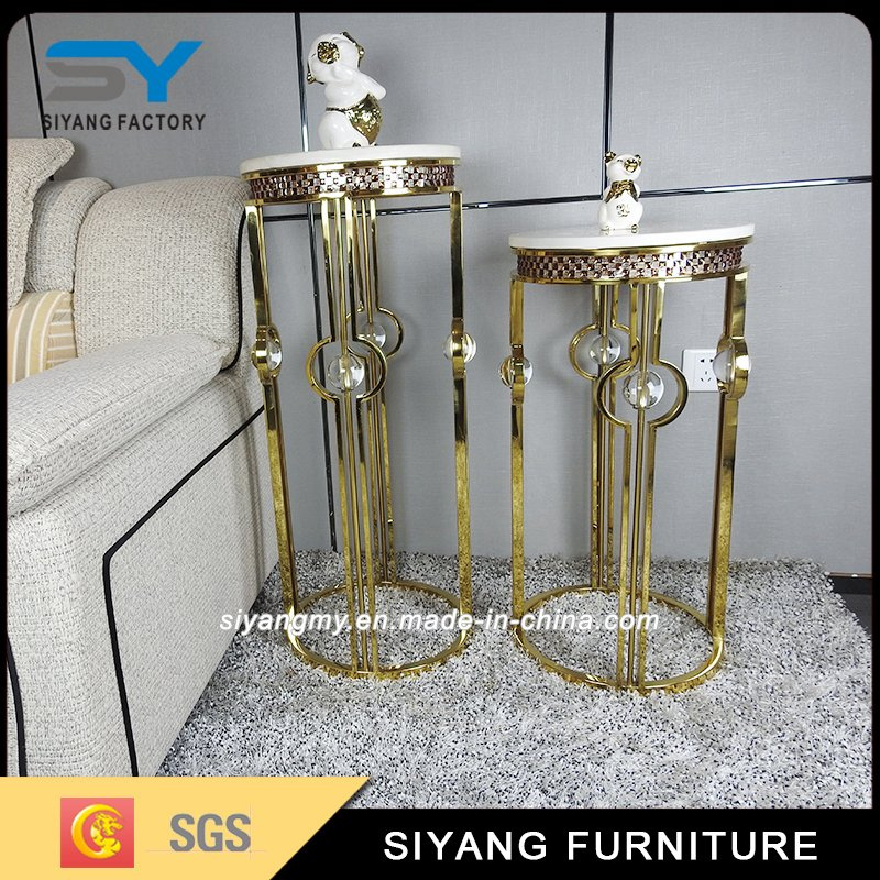 Home Furniture Wedding Flower Stand Centerpieces Side Table