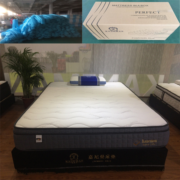 Best Seller Cheap Pocket Spring Mattress Roll in a Box