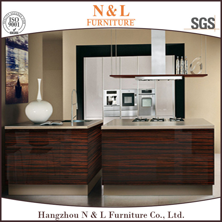 Oak Natural Wood Veneer Kitchen Furniture Manufacturer in Hangzhou, China