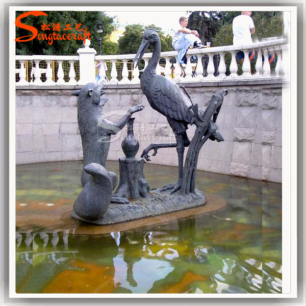 China Supplier Art Sculpture Animal Stone Sculpture Metal Stone