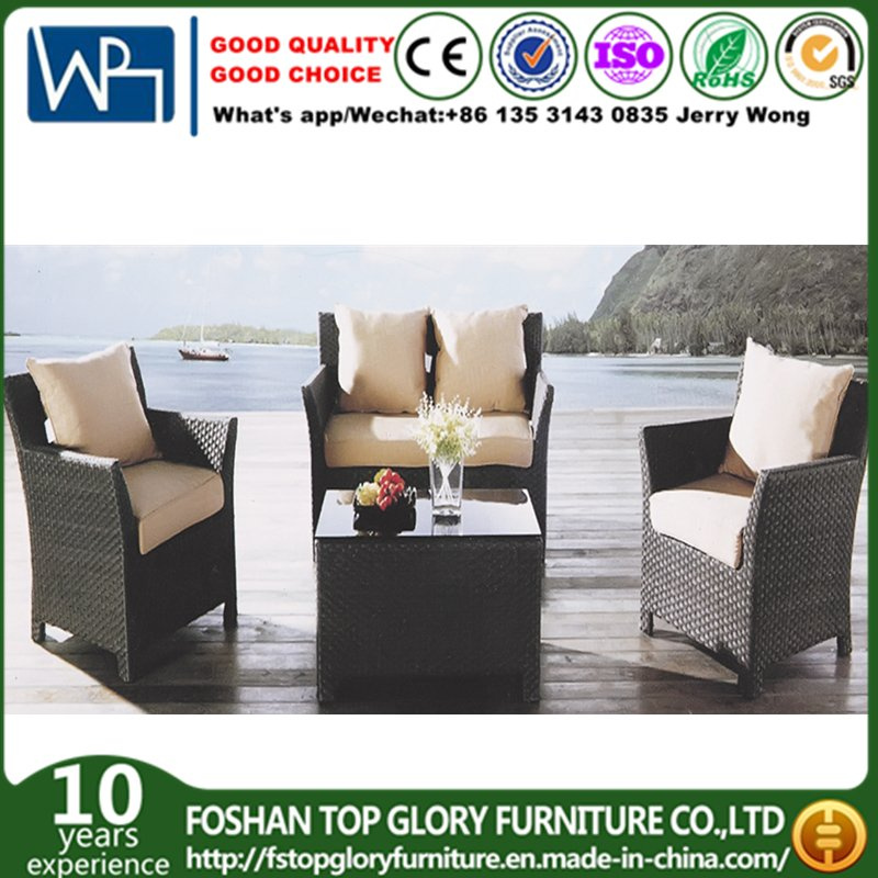 Garden Outdoor Furniture Rattan Chair and Tea Table (TG-1021)