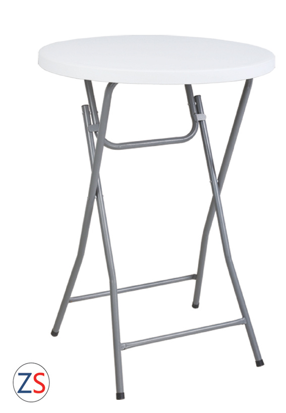 White Plastic Folding Table for Outdoor Event Rental