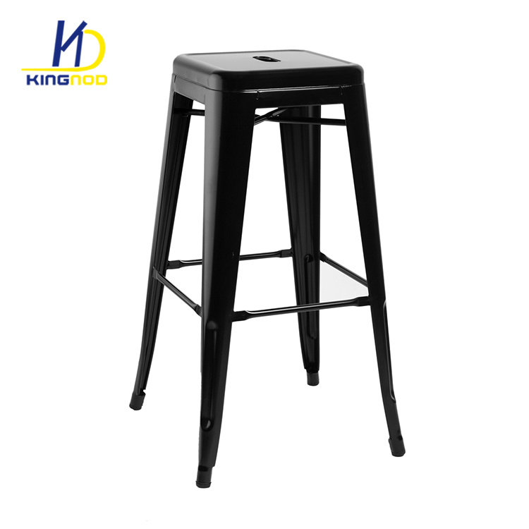 Wholesale Bar Furniture Antique Bar Chair Cheap Iron Metal Bar Stool Tolix