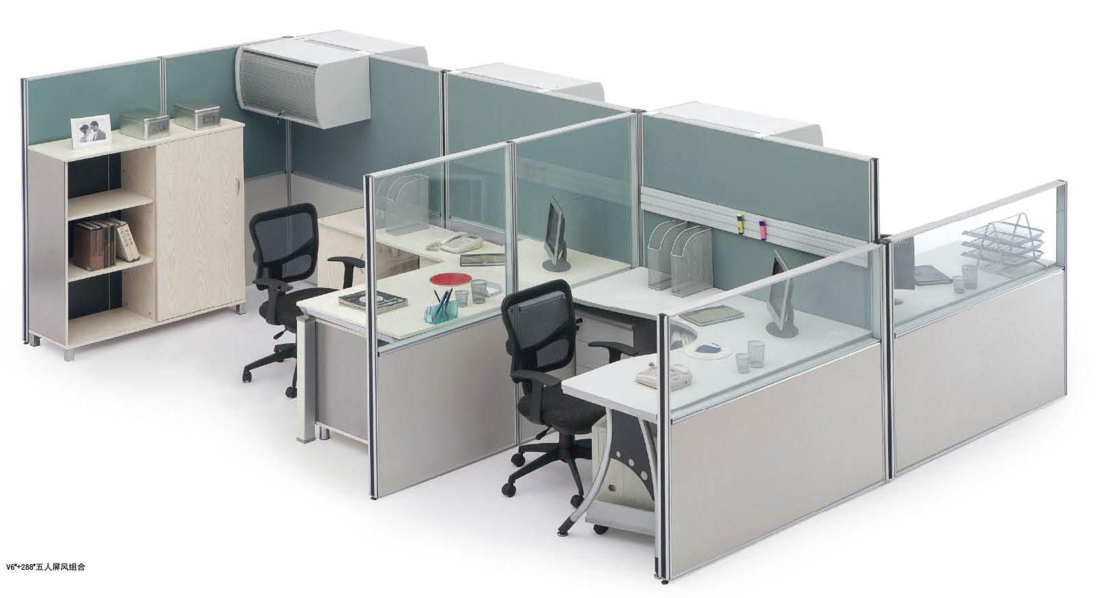 Customized Office Furniture Modern Functional Wood Partition