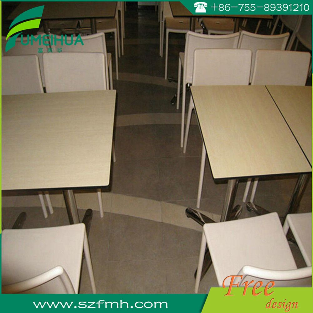 Kfc and Restaurant HPL Laminate Top Table