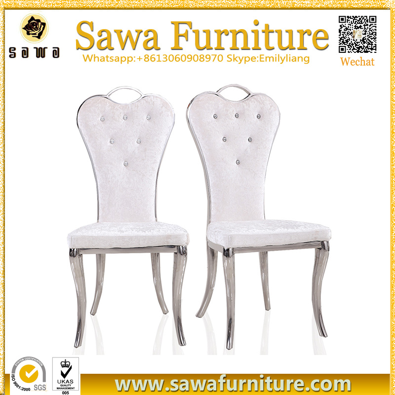 Hot Sale Cheap Stainless Steel Soft Leather Chairs