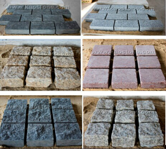 Granite Red/Yellow/Black/Grey Paving Stone/Cobblestone