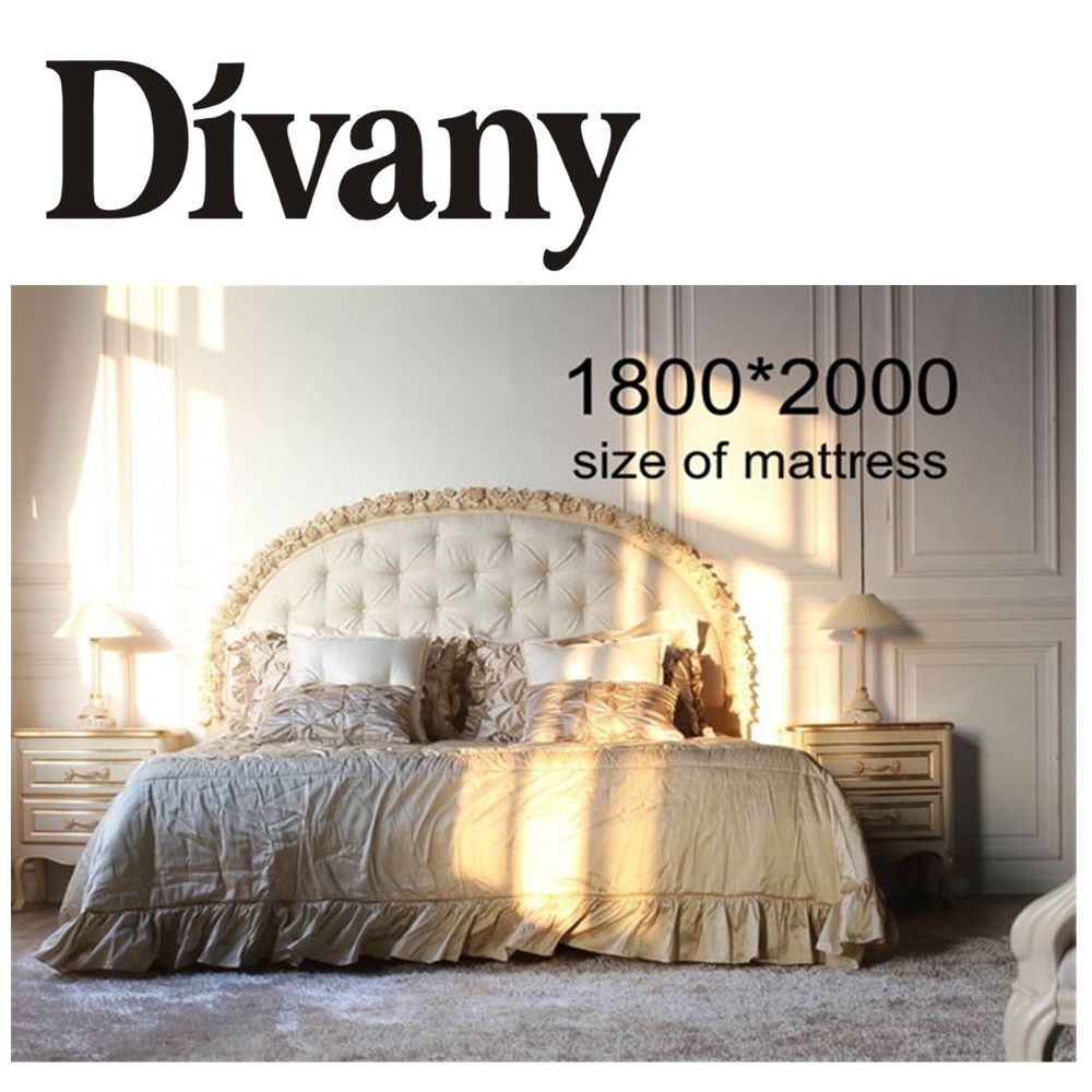 Antique Home Bedroom Furniture Classic Queen Bed (BA-1403)