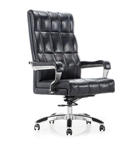 Modern High Back Tufted PU Swivel Executive Chair for Office