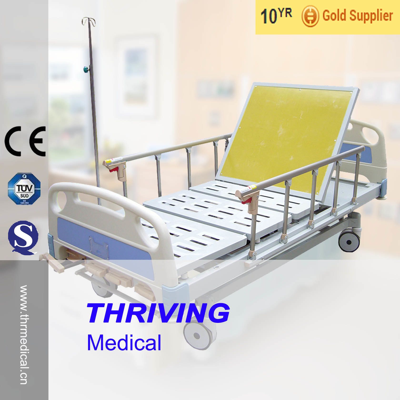 Four-Cranks Manual ICU Hospital Bed Zhangjiagang(Thr-MB558