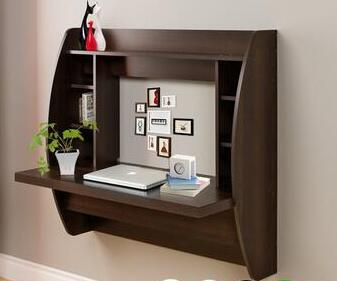 Hotel Bed Room Furniture Wall Mounted Floating Computer Desk Table