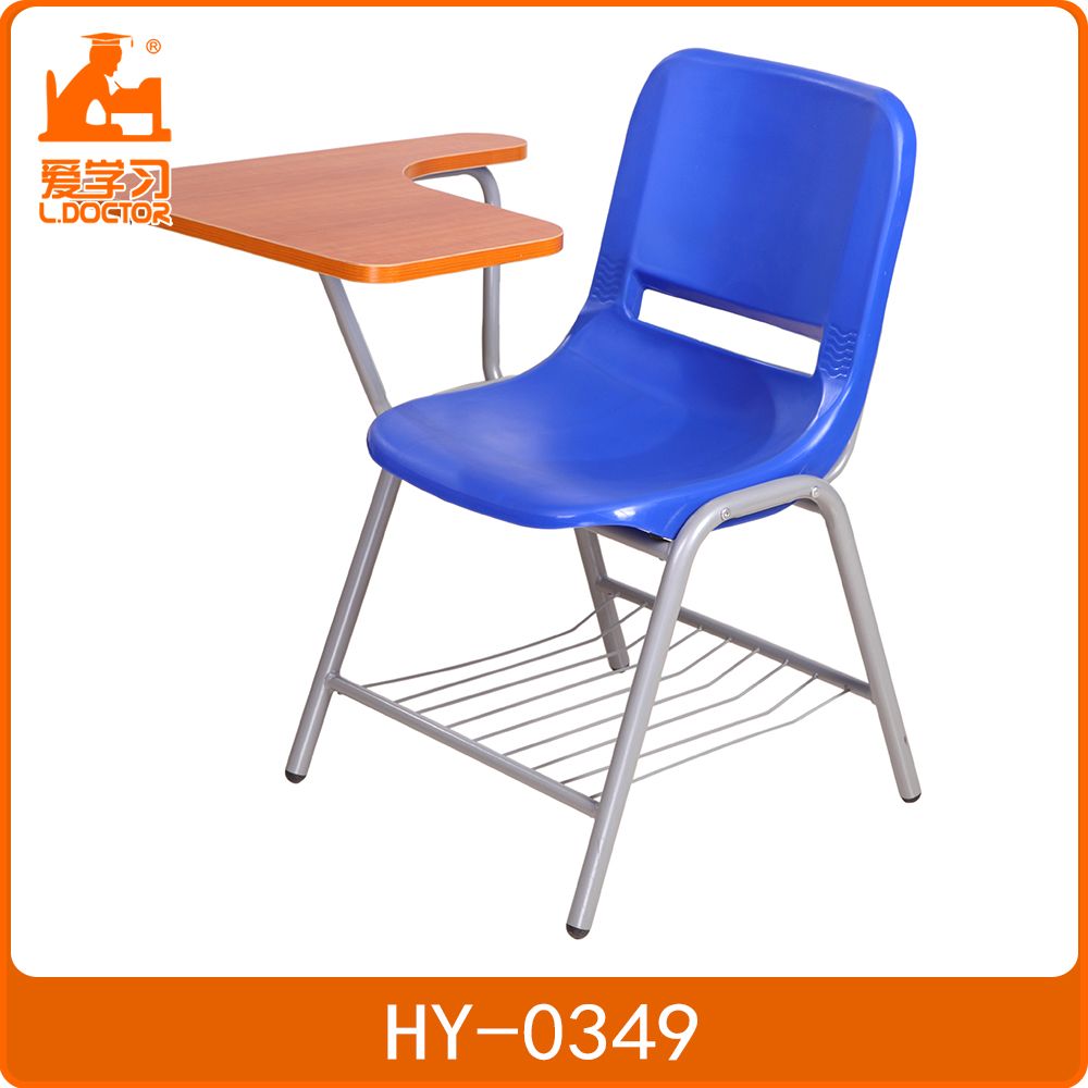 Hot Selling Conference Plastic Writing Chair