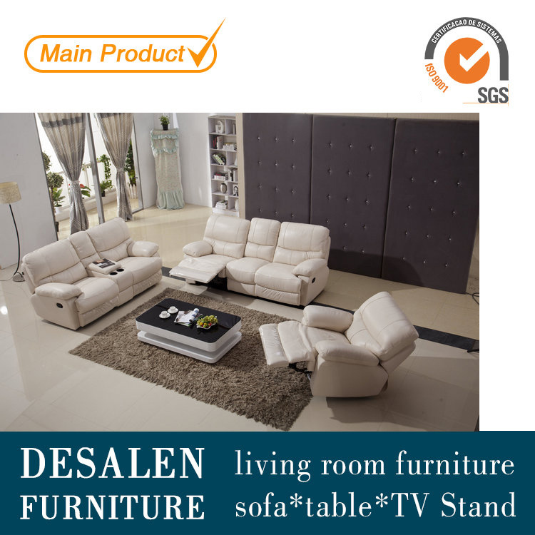 High Quality Soft Feeling Leather Recliner Sofa, Rocky Sofa (Y988)