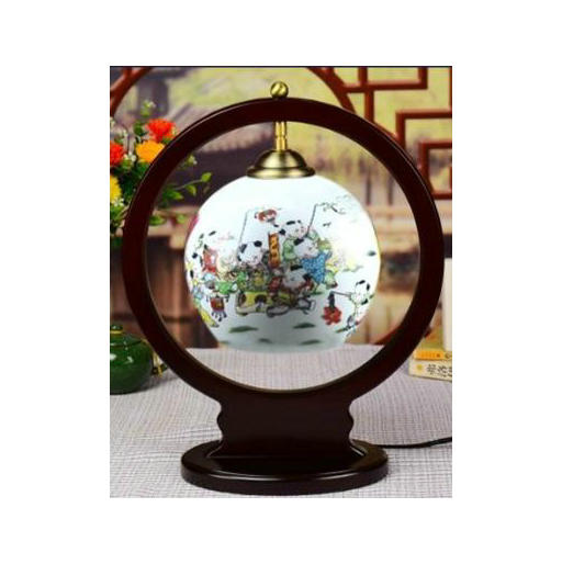 Chinese Porcelain Antique Desk Lamp La-27