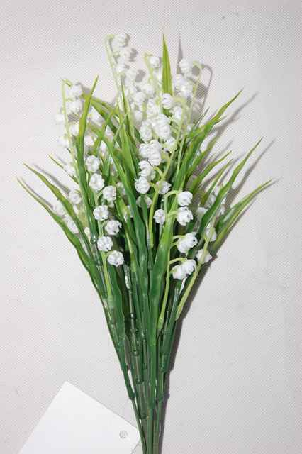 PE Lily Gypso Artificial Plant for Home Decoration (48538)