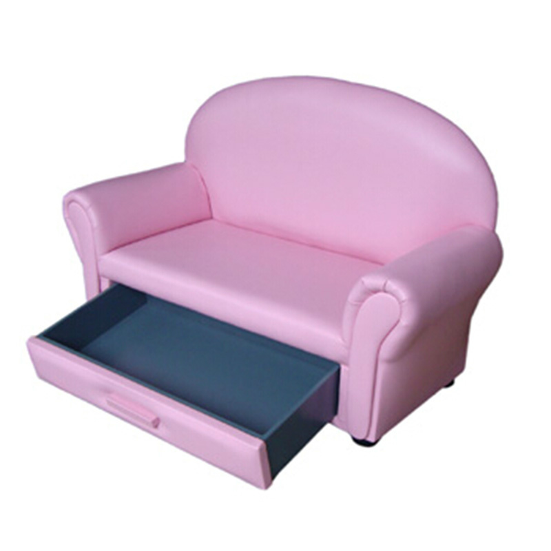 Double Seat Sofa PVC Leather Kids Furntiure (SXBB-15-02)