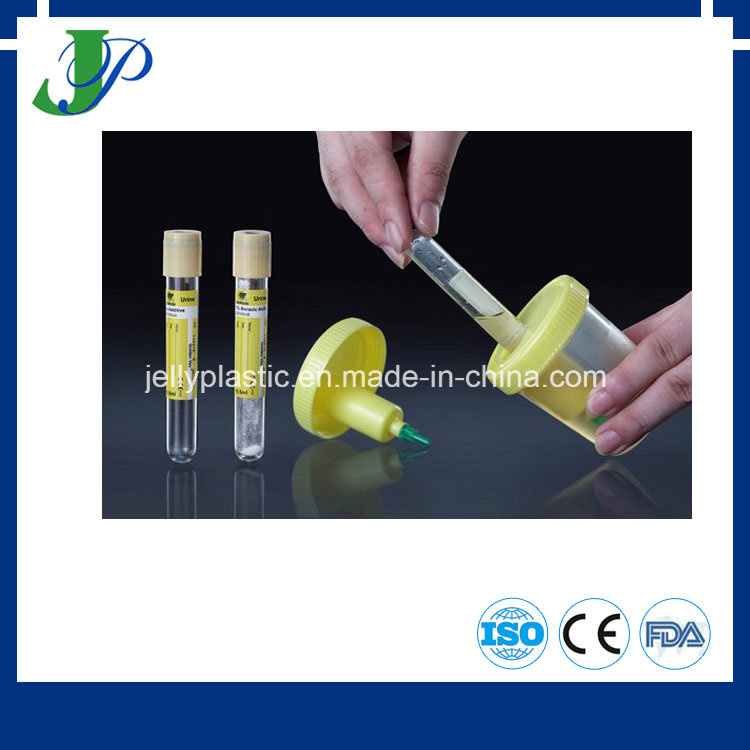 Urine Collection Vaccutainer Bottle Cup with Liquid Chamber Cap