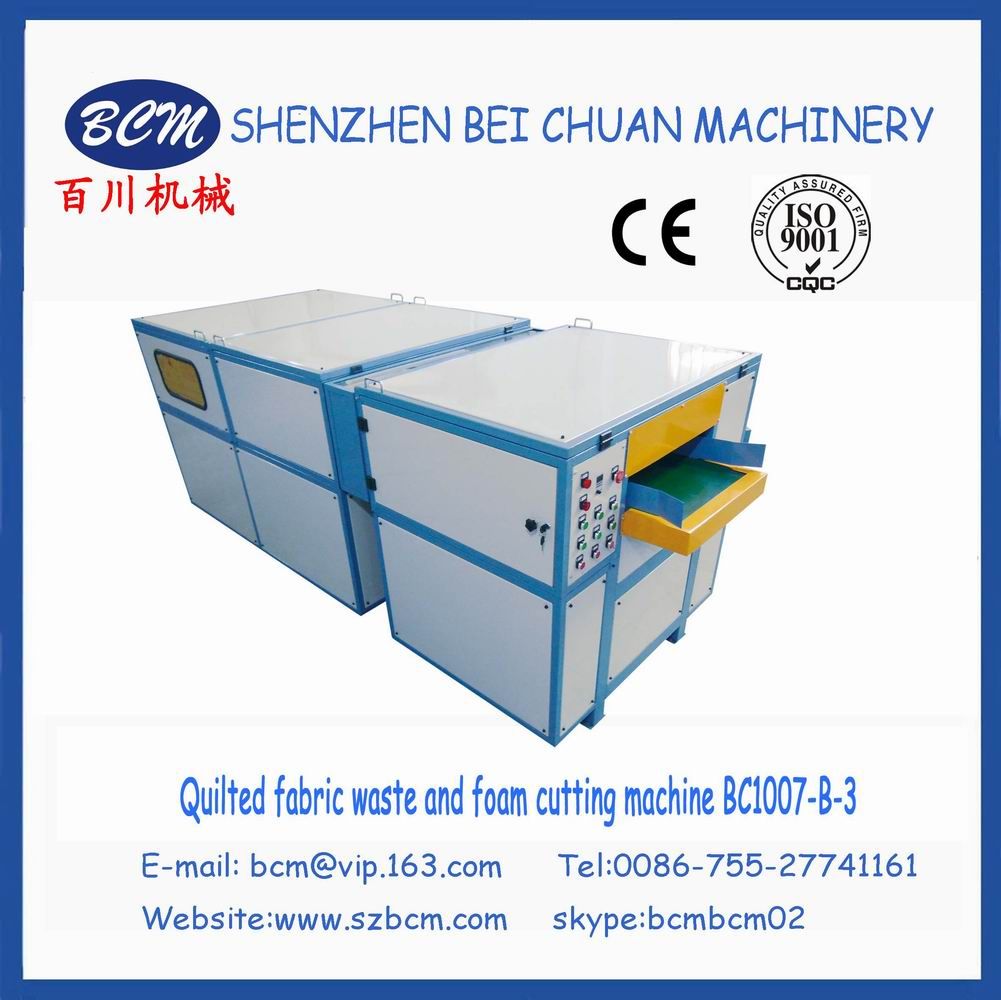 Quilted Fabric Waste & Foam Cutting Machine (BC1007-B-3)