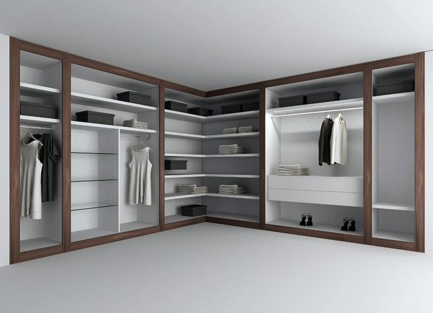 Bedroom Wardrobe for Walk-in Style Melamine Finish