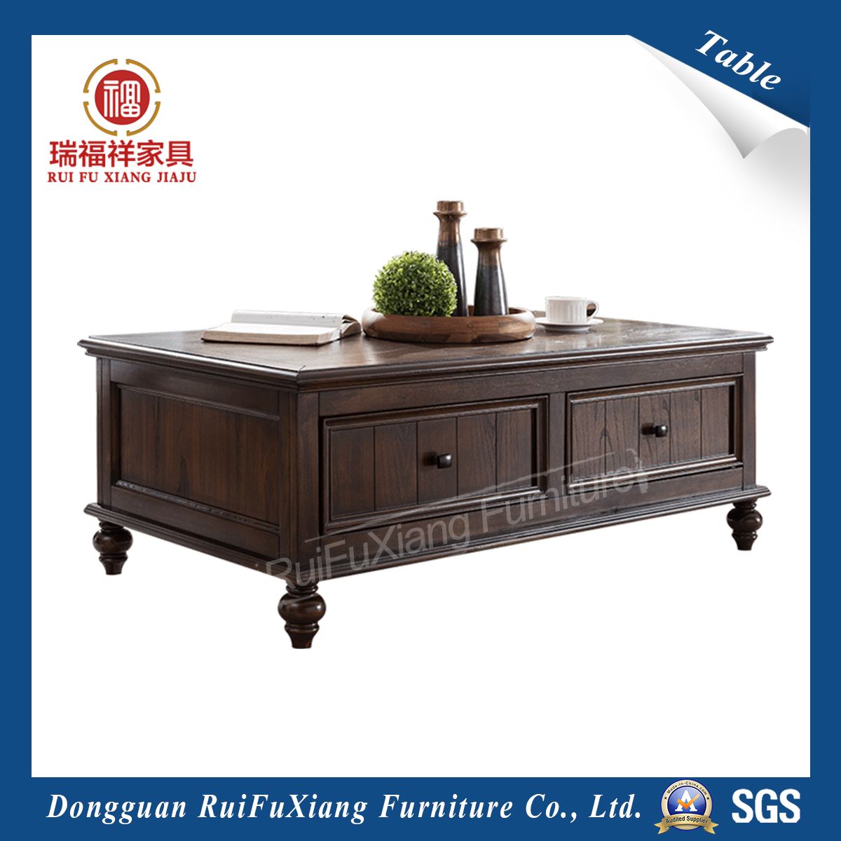 Antique Table for Living Room (P310C)