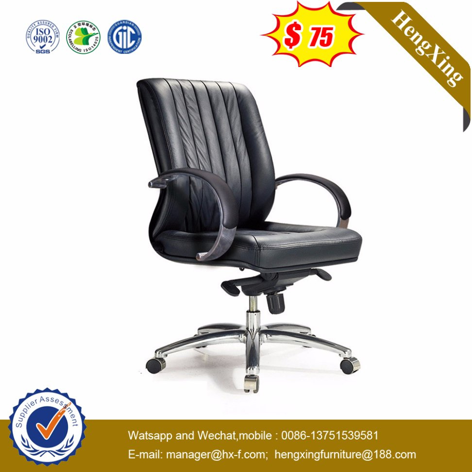 Modern Furniture Swivel Office Aluminum Leather Executive Chair (HX-AC027B)