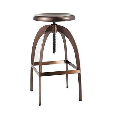 High Quality Outdoor Dining Furniture Industrial Metal Bar Stools (FS-Scew14016B)