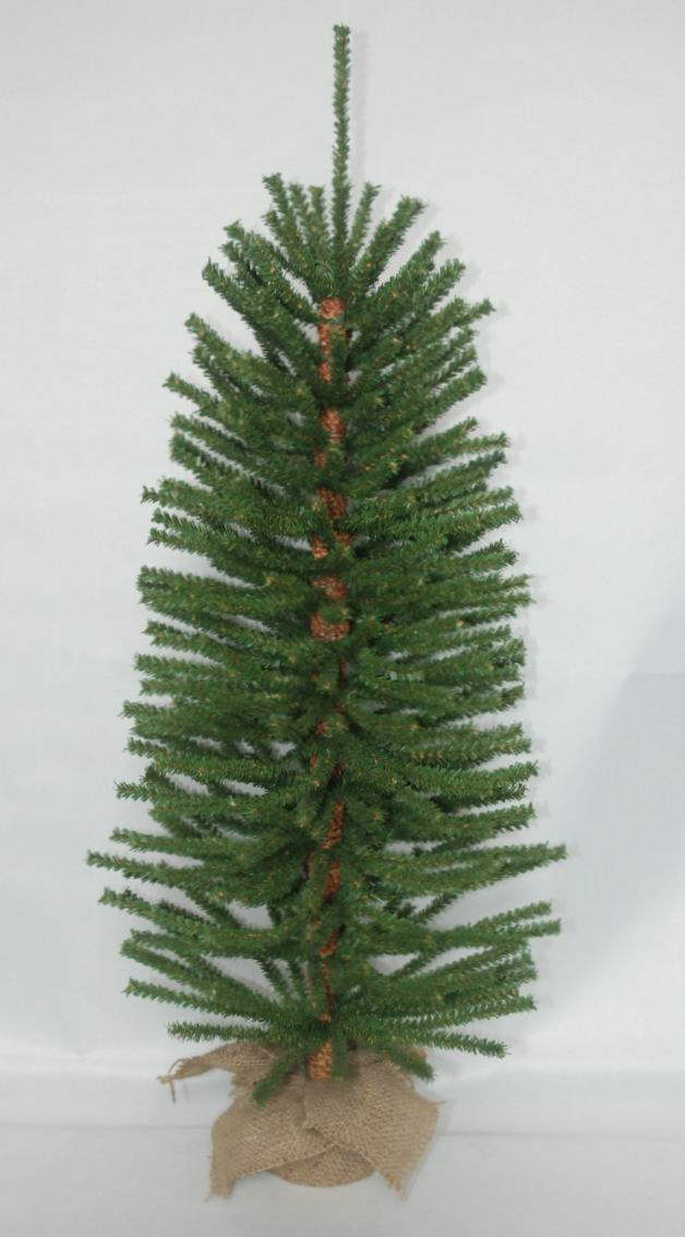 Jute Wrap Base Artificial Christmas Tree with String light Multi Color LED Decoration (AT2029)