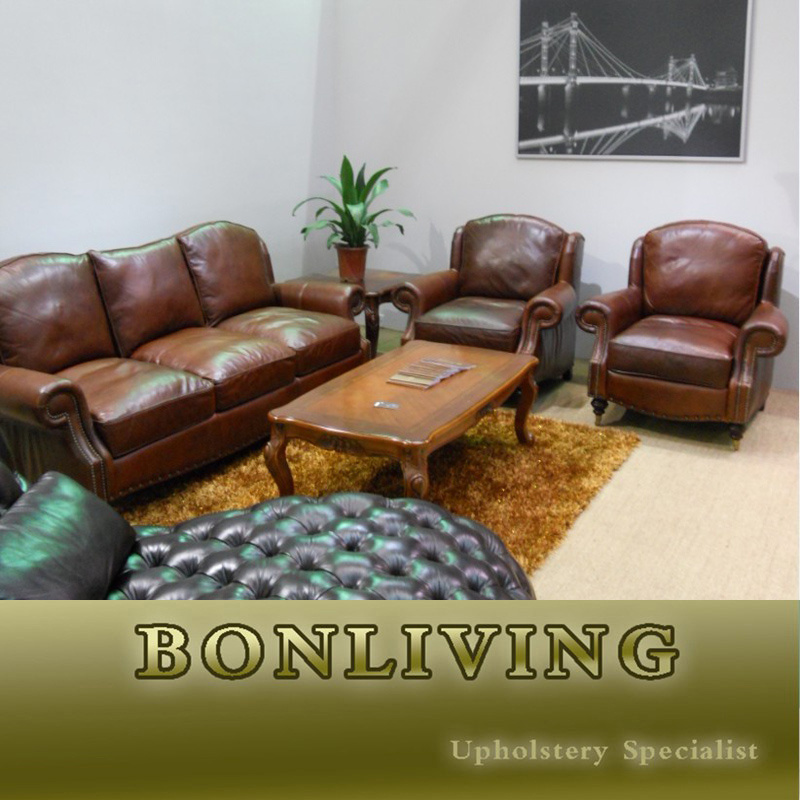 American Antique Living Room Sofa (1203-7)