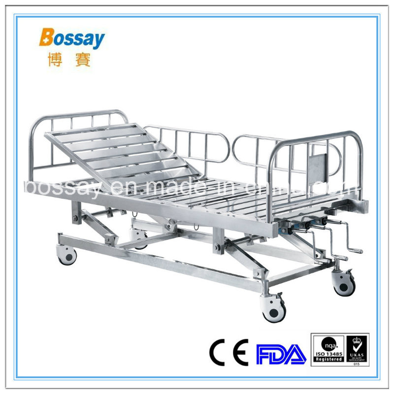 One Year Warranty Manual Bed Adjustable Patient Bed