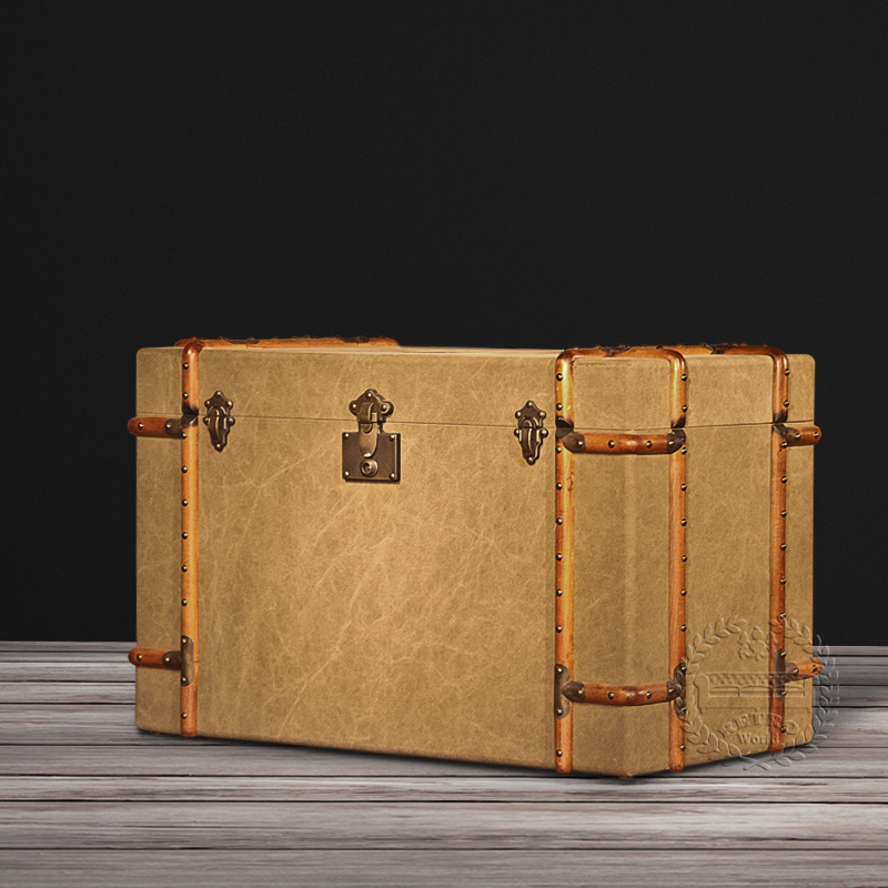 Retro Canvas Aviator-Style Trunk