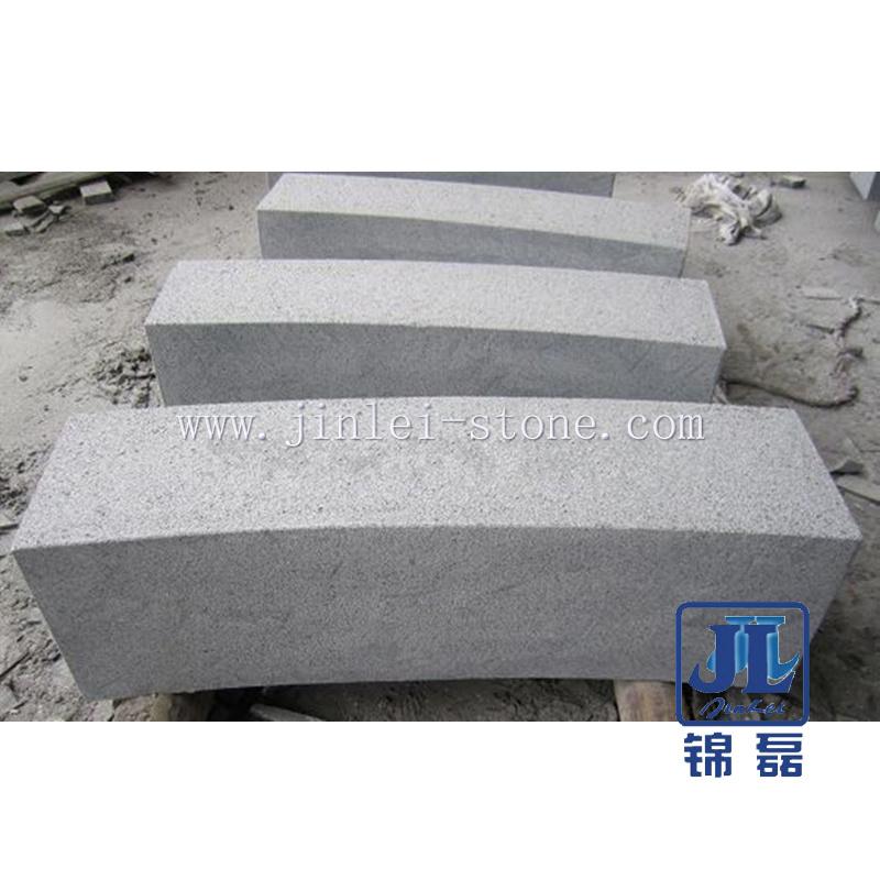 G654 Dark Grey Flamed Kerbstone