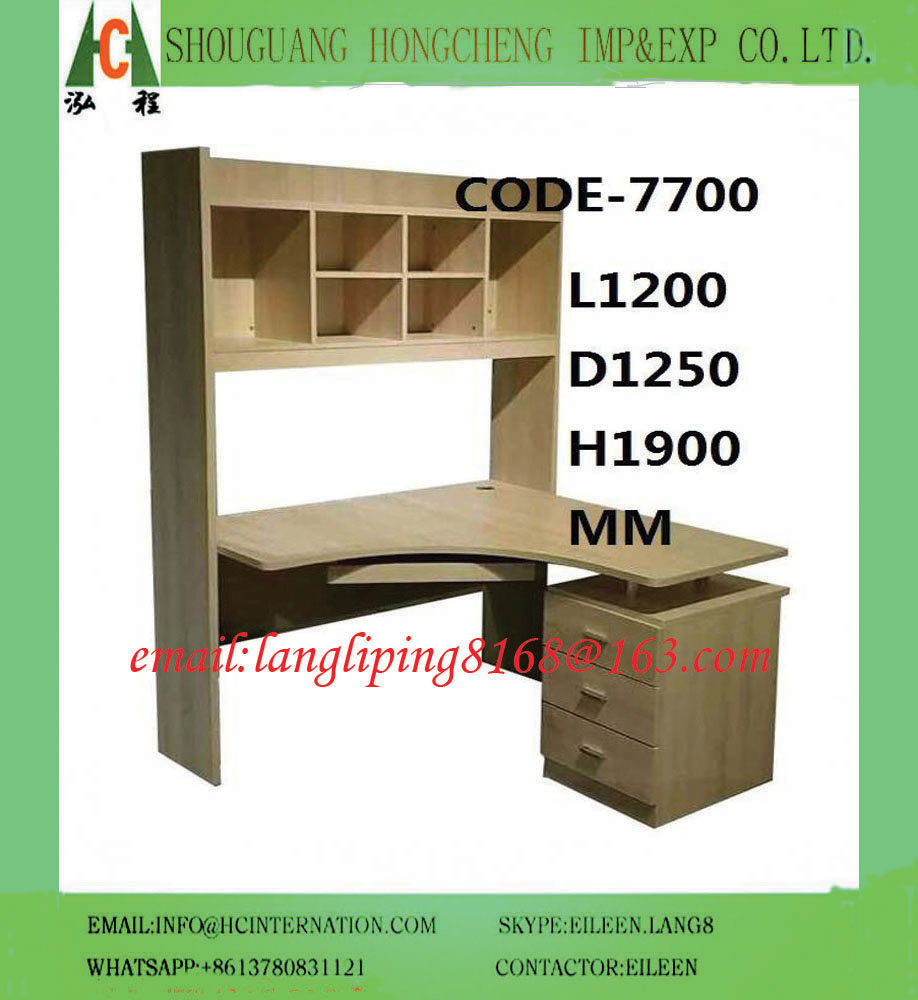 Computer Desk with Book Shelf