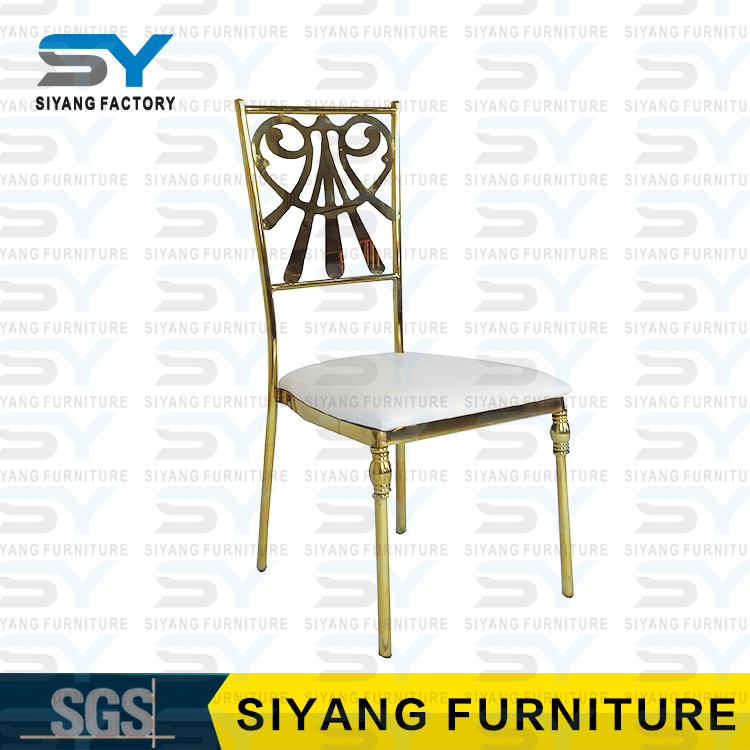 Hotel Furniture Wedding Chair Chiavari Chair Gold Dining Chair