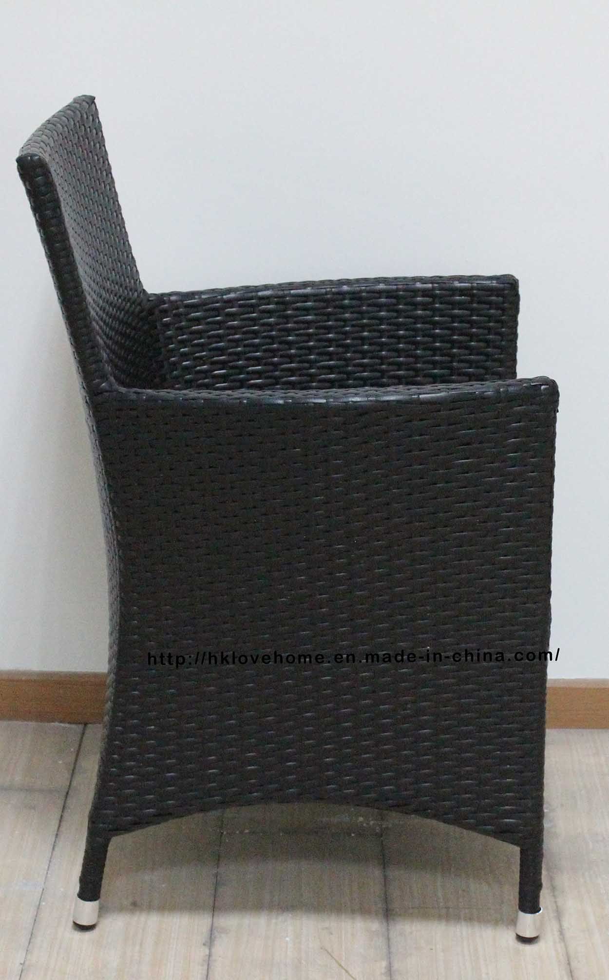 Metal Rattan Outdoor Leisure Lounge Garden Restaurant Dining Chair