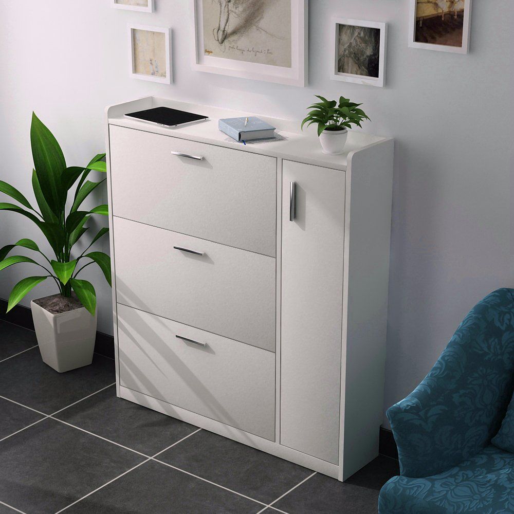 3 Layer Wooden Shoe Storage Cabinet