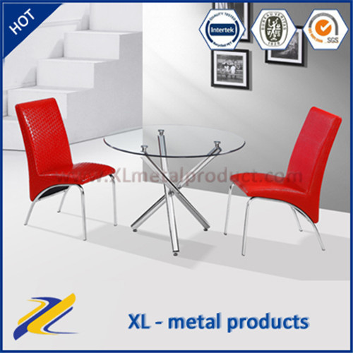 2015 Popular Dining Room Tempered Glass Dining Table