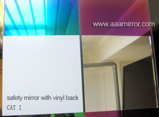 Factory 4mm Vinyl Backed Silver Mirror