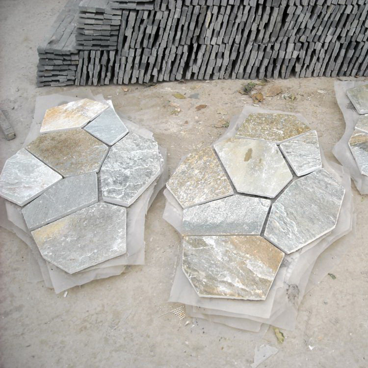 Natural Stone Floor Decoration Indoor Slate Flagstone (SMC-Y054)