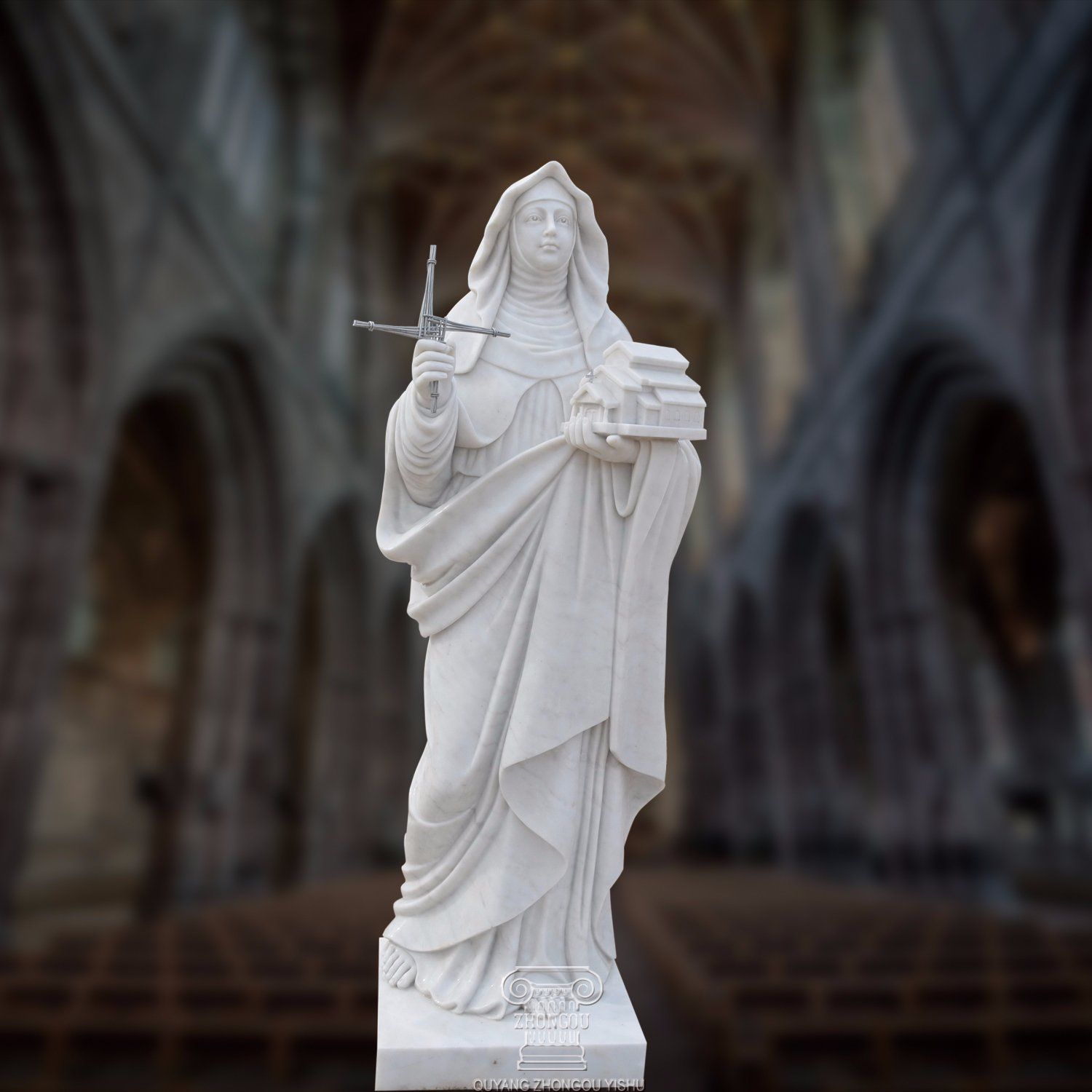 Marble Religious Statue Sculpture