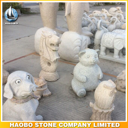 Middle Size Stone Merlion Statue Hand Carved