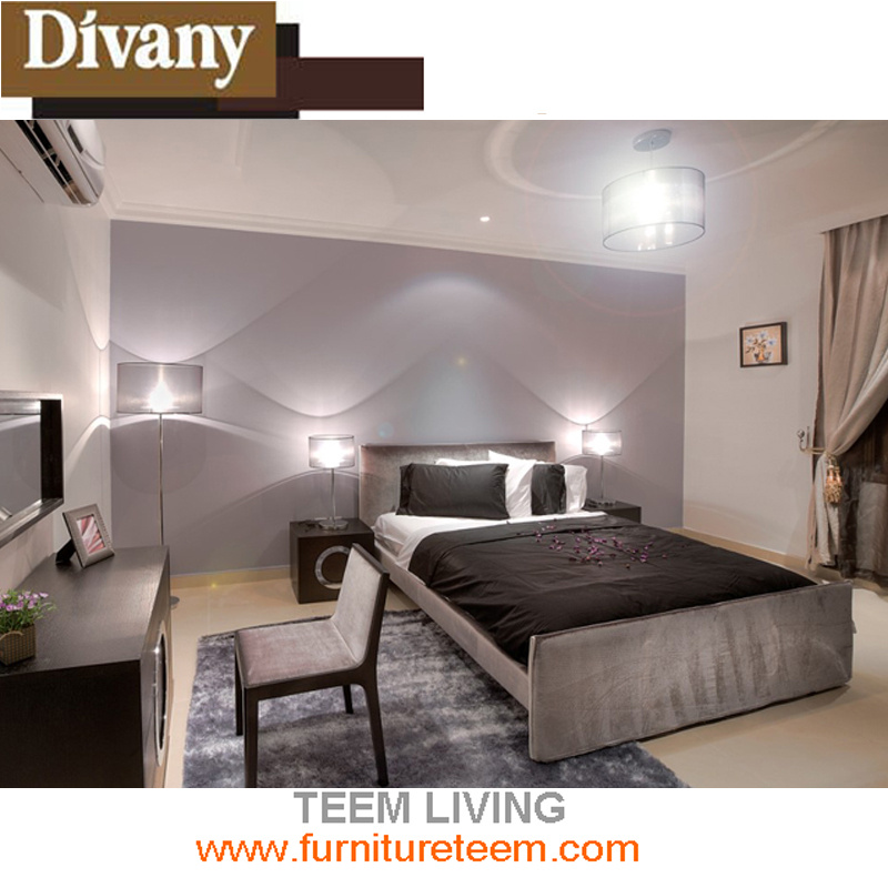Modern Leather King Size Bed
